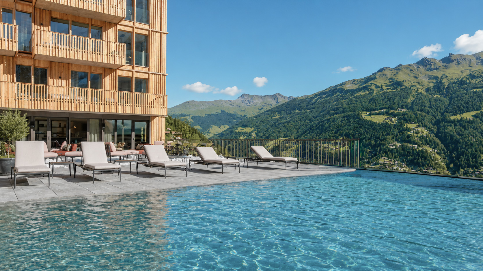 Guerneres Grimentz piscine en Suisse